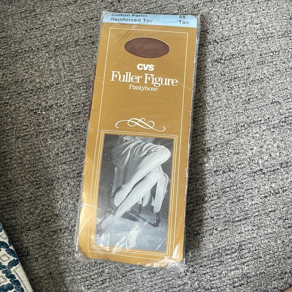 60’s Vintage Cvs Fuller Figure Pantyhose - Gem